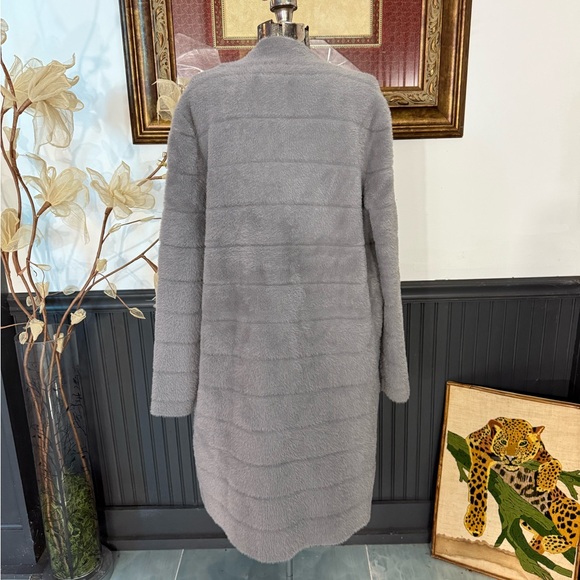 J.Mclaughlin Womens Tripp Button Up Fuzzy Sweater Coat ~ Size Medium 🧡🍄 - Picture 5 of 9